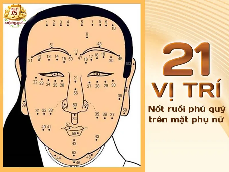 Vị trí nốt ruồi