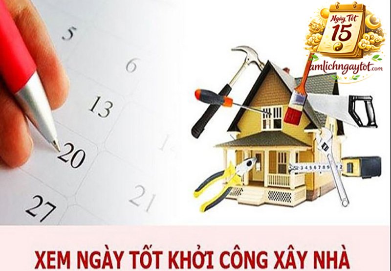 Chọn ngày xây nhà theo tuổi và mục tiêu