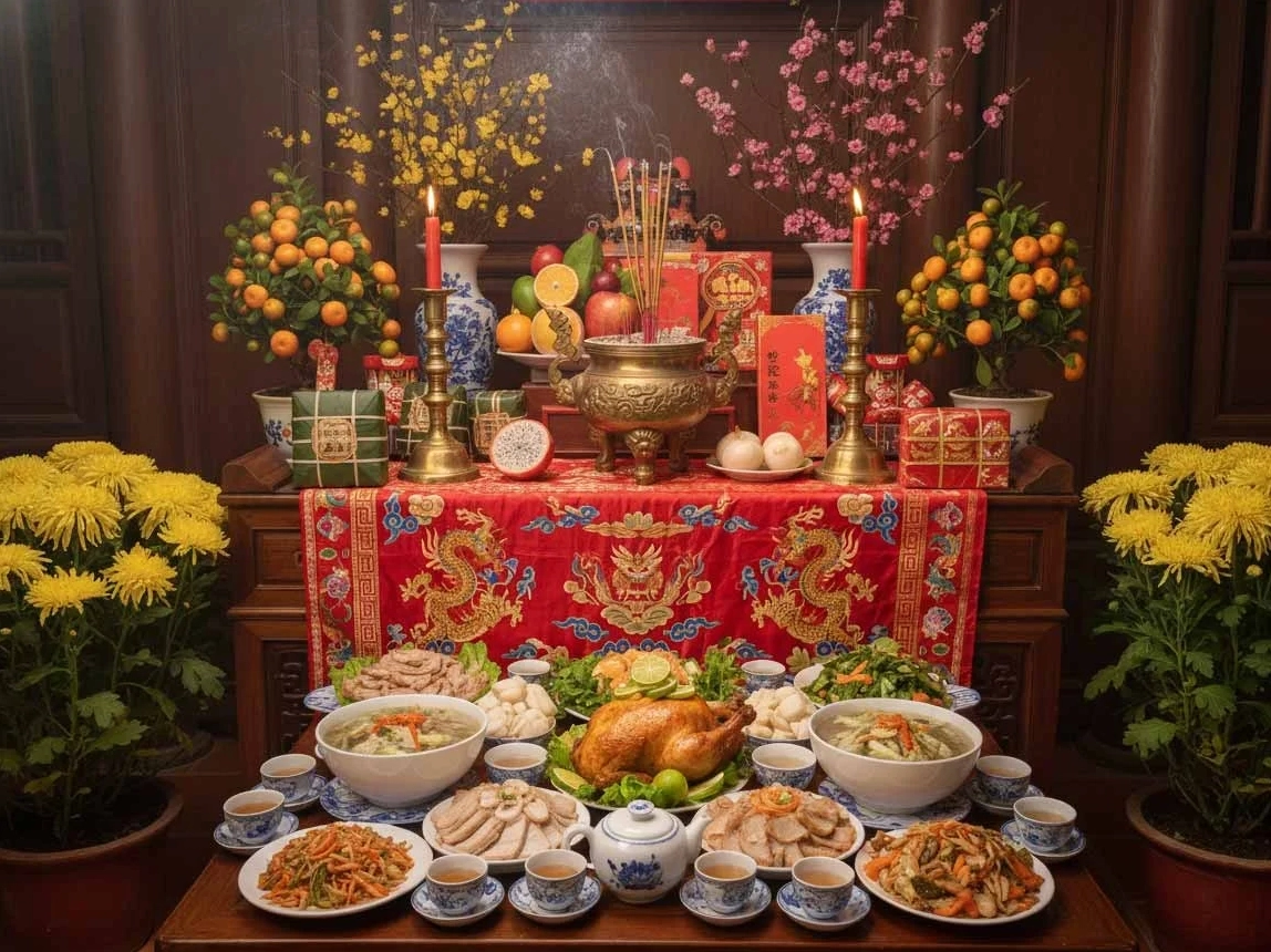 Bài văn khấn tất niên cuối năm chuẩn nhất, dễ đọc dễ cúng