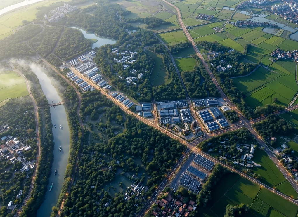 BÁN ĐẤT KHU CÔNG NGHIỆP EZ.PARK BẮC NINH I, BẮC GIANG CŨ, ĐIỆN 22KV, HẠ TẦNG NGẦM ĐỒNG BỘ