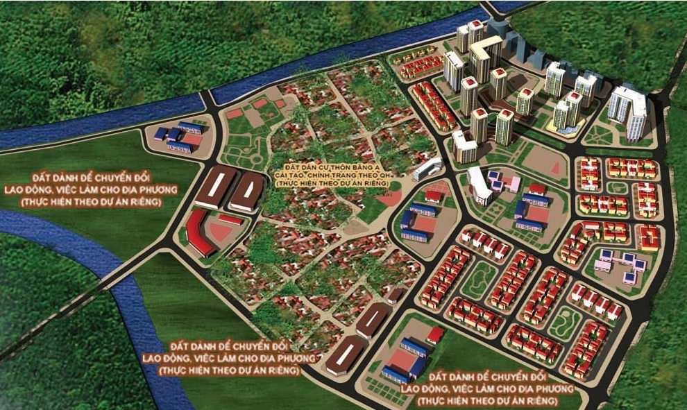 Bản đồ Mặt bằng tổng thể dự án khu đô thị tây nam linh đàm