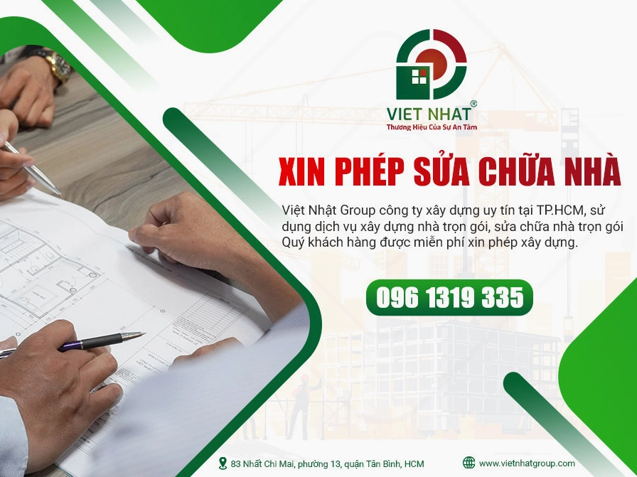 Báo giá xin phép sửa chữa nhà