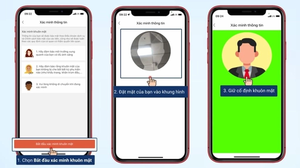 Bắt đầu xác minh khuôn mặt để bảo mật tài khoản ShopeePay