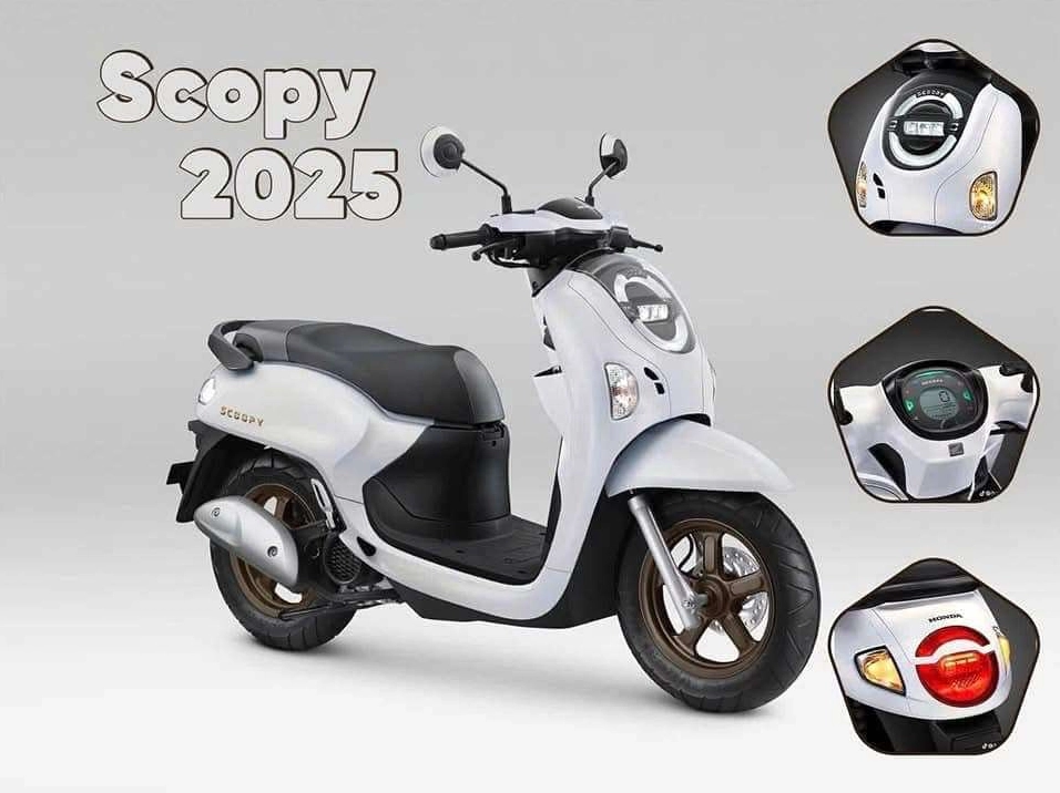 Các tiện ích hiện đại được trang bị trên Honda Scoopy 2025