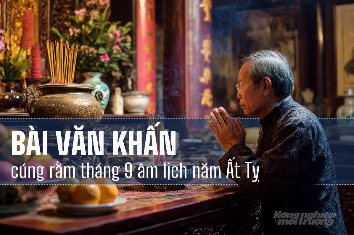 Chi tiết bài văn khấn cúng Rằm tháng 9 âm lịch
