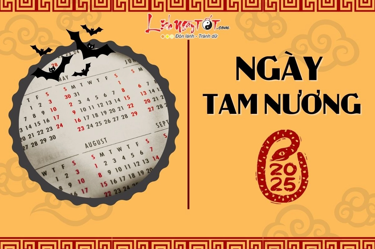Danh sách các ngày Tam Nương trong tháng âm lịch