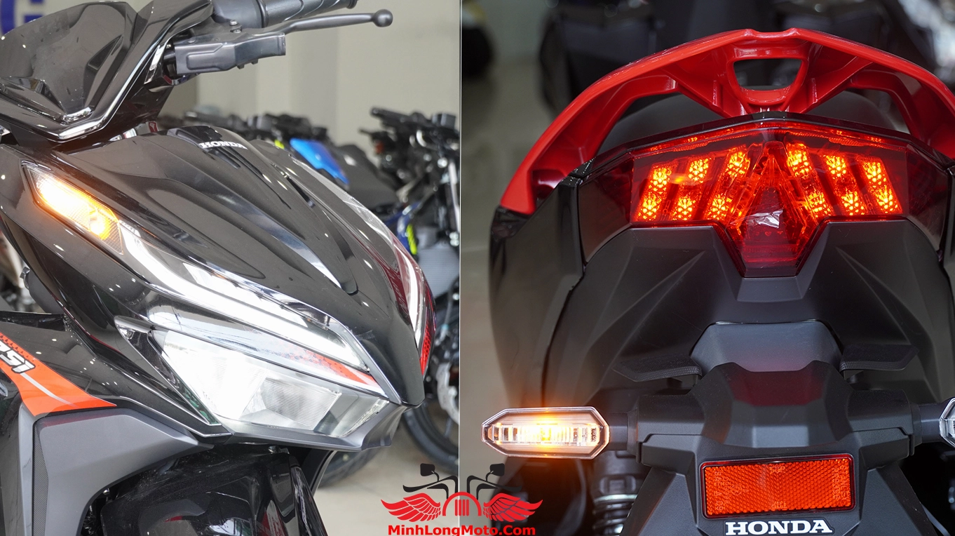 Đầu đèn xe Honda Click 125 Thái Lan với thiết kế sắc sảo