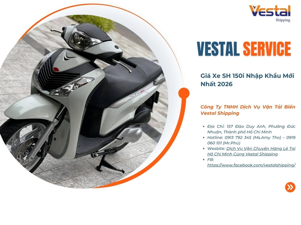 Giá Xe SH 150i Nhập Khẩu Mới Nhất 2026