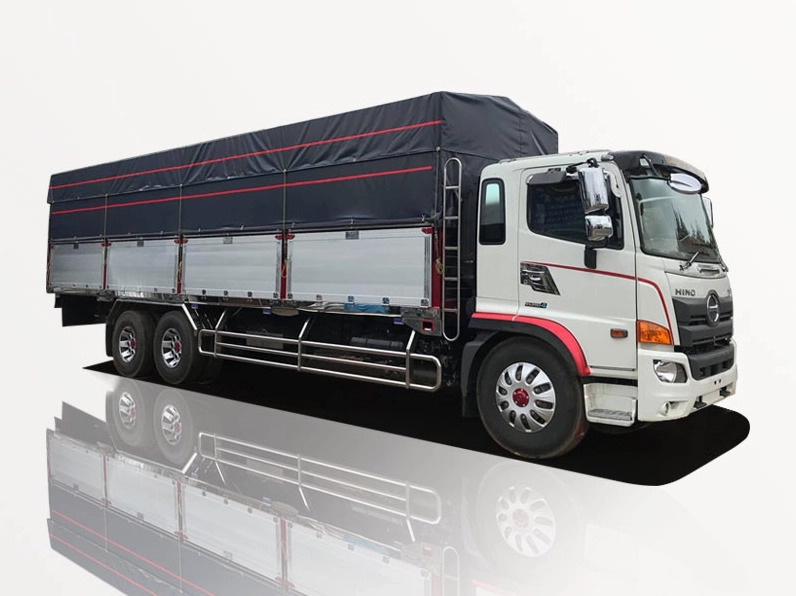 Giá xe tải Hino FL 15 tấn thùng mui bạt 3 chân