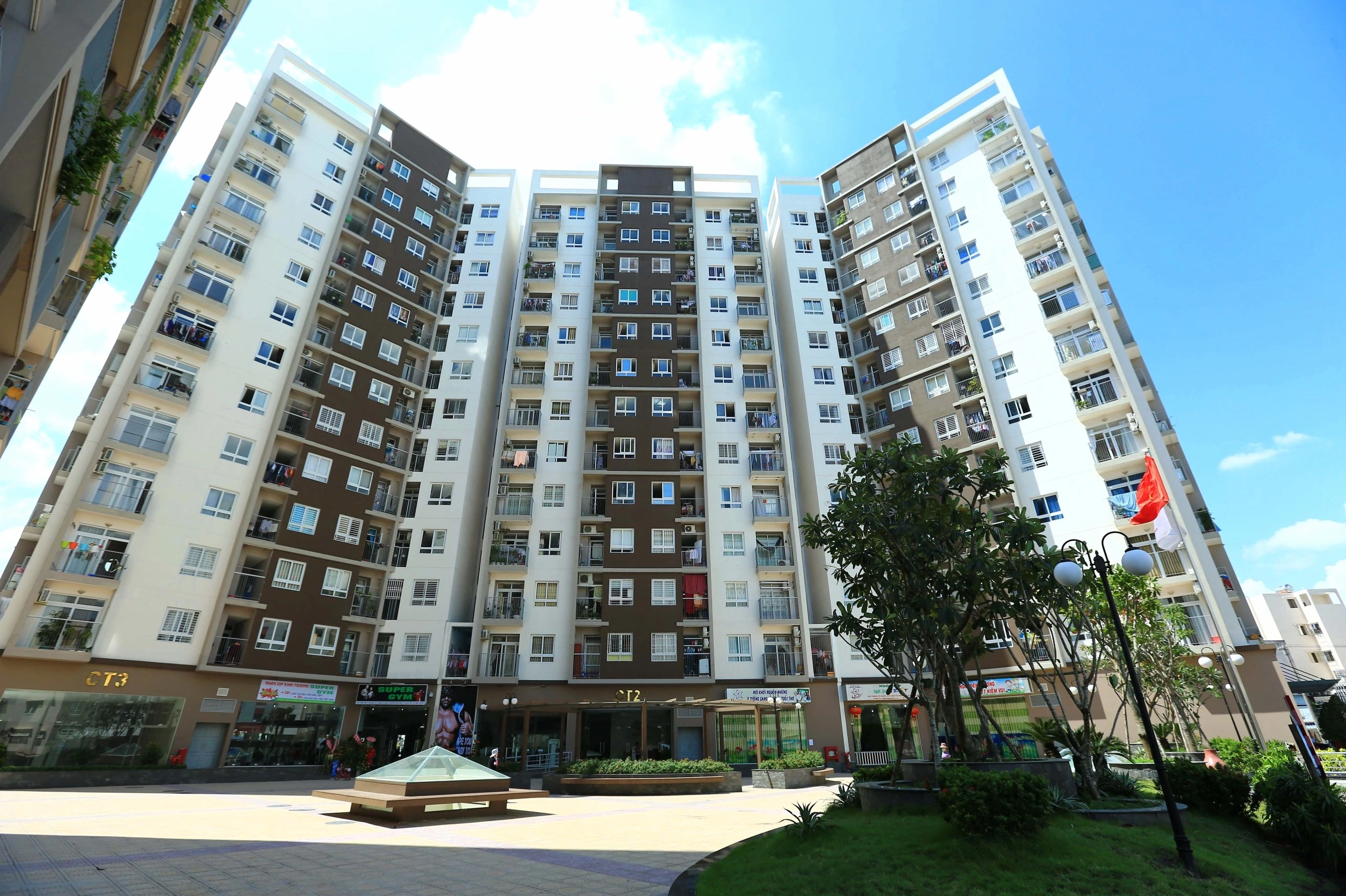 Góc nhìn chi tiết cảnh quan Khu chung cư Hà Đô Nguyễn Văn Công