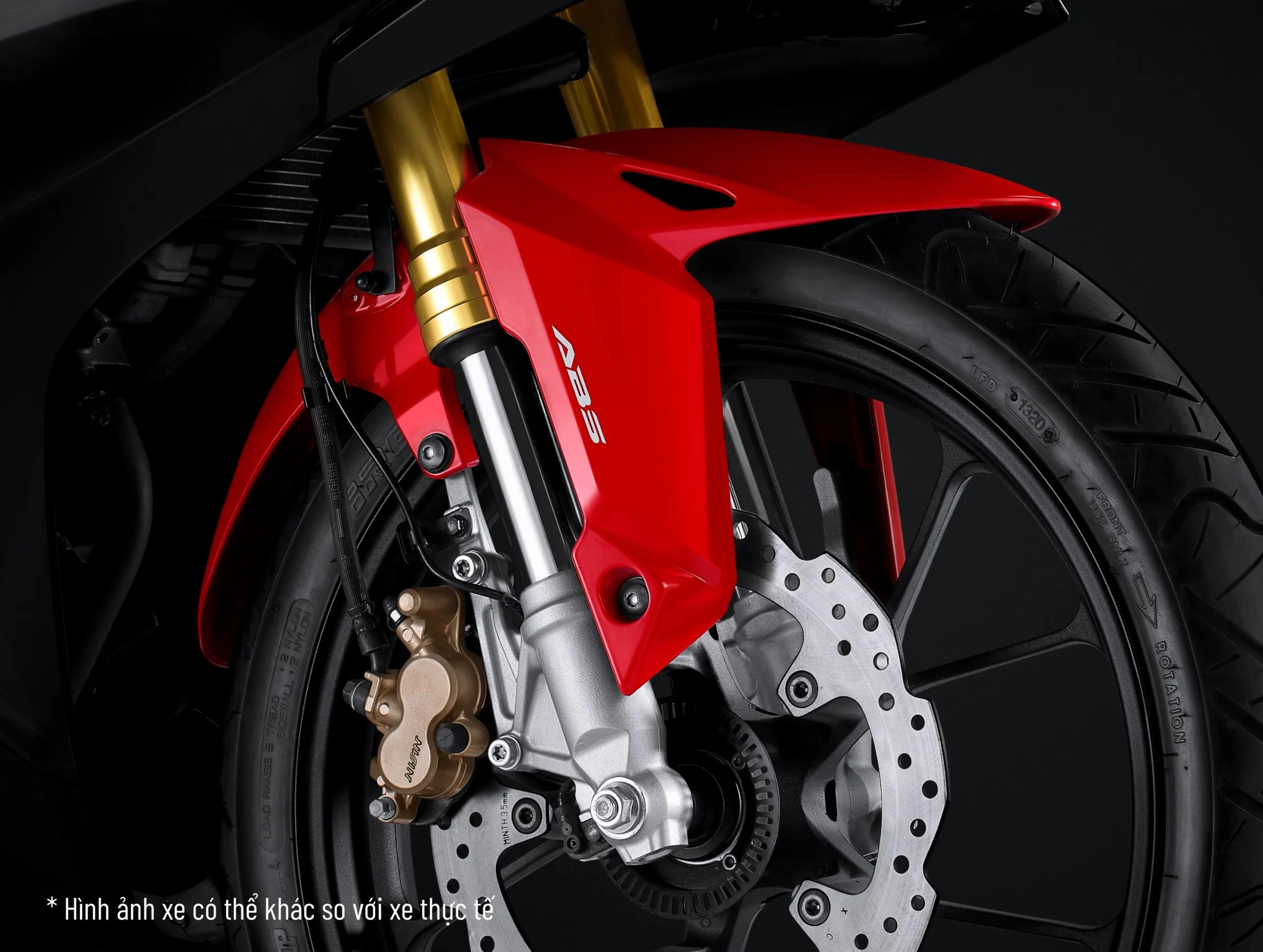 Hệ thống chống bó cứng phanh ABS hai kênh trên CBR150R