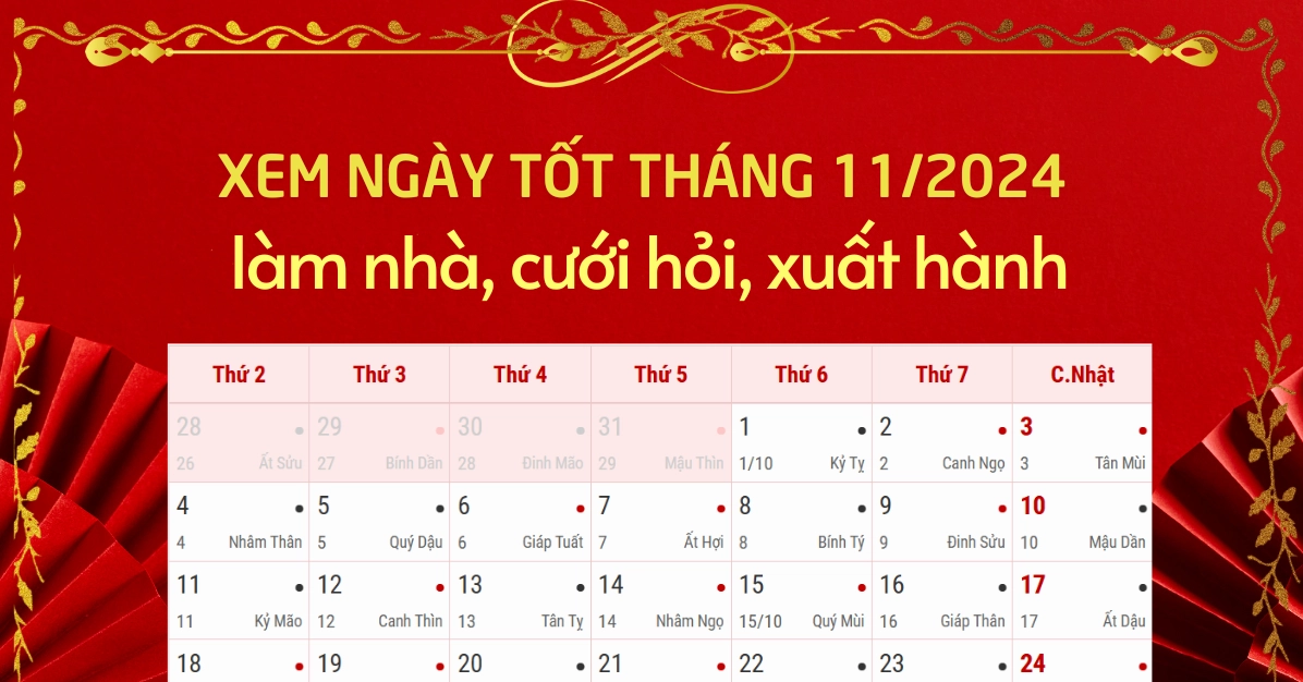 Hình ảnh ngày đẹp tháng 11 âm lịch