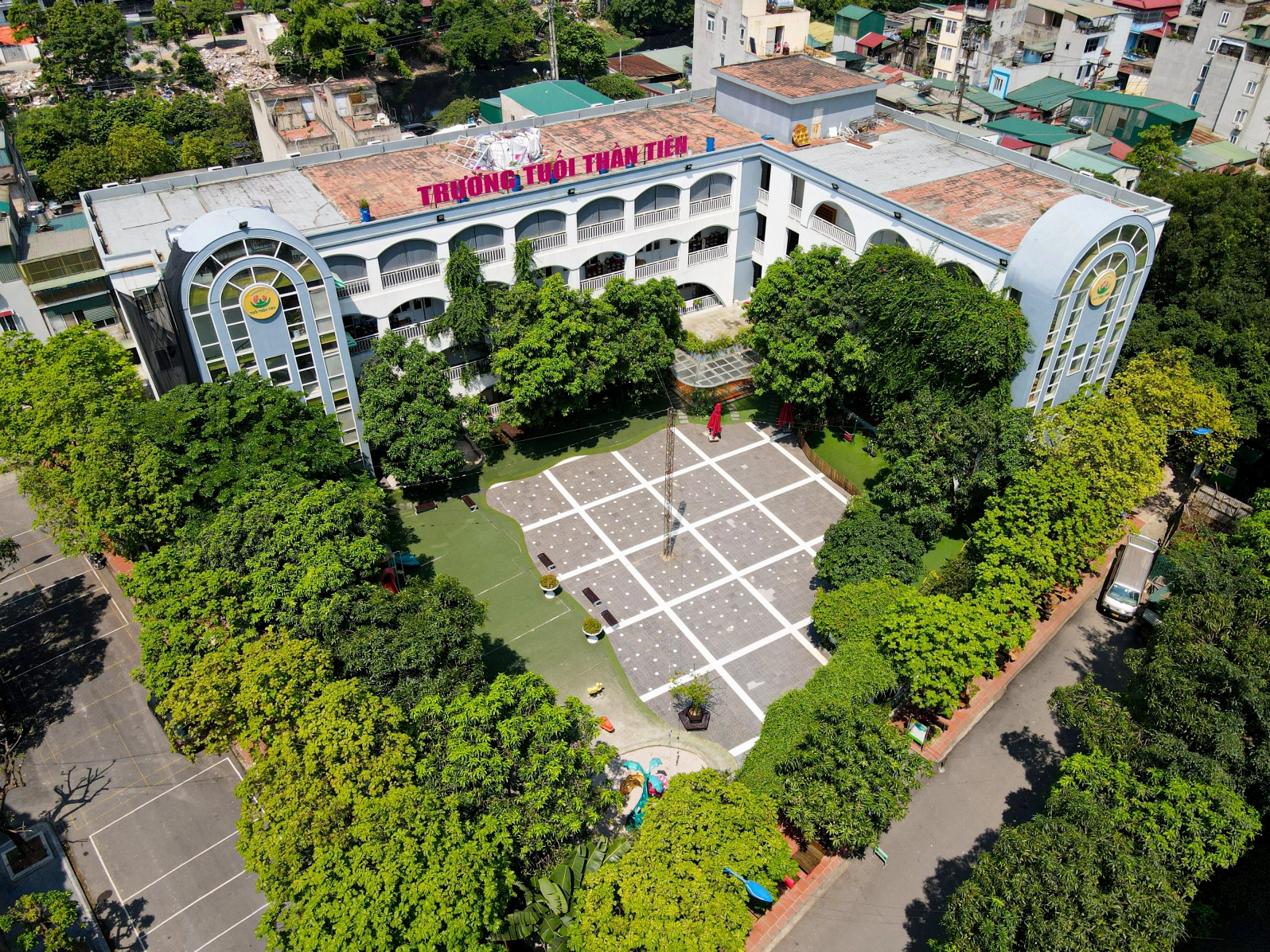 Hình ảnh thực tế trường mầm non Tuổi Thần Tiên khu đô thị Đại Thanh