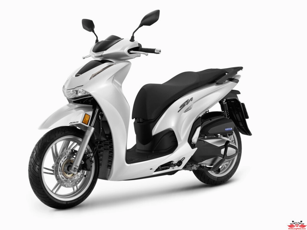 Honda SH350i cao cấp: Trắng đen