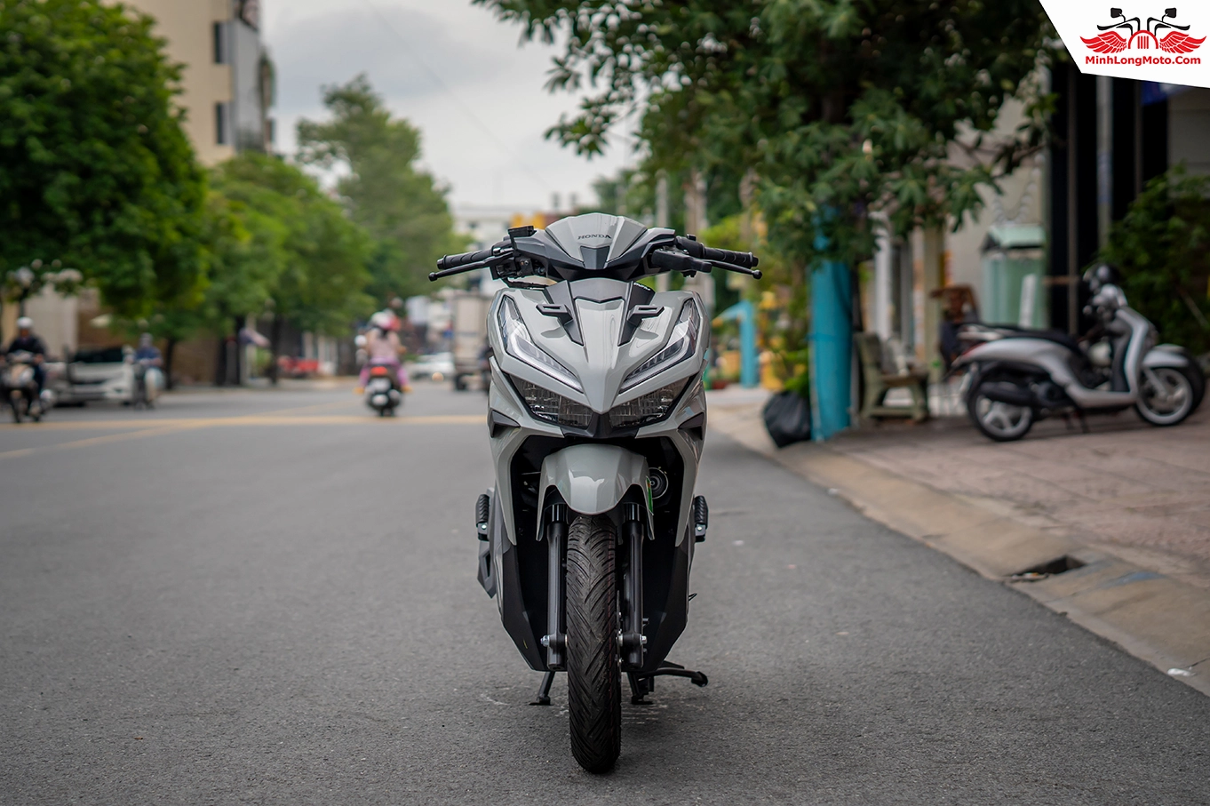 Honda Vario 125 phiên bản màu xám cá tính