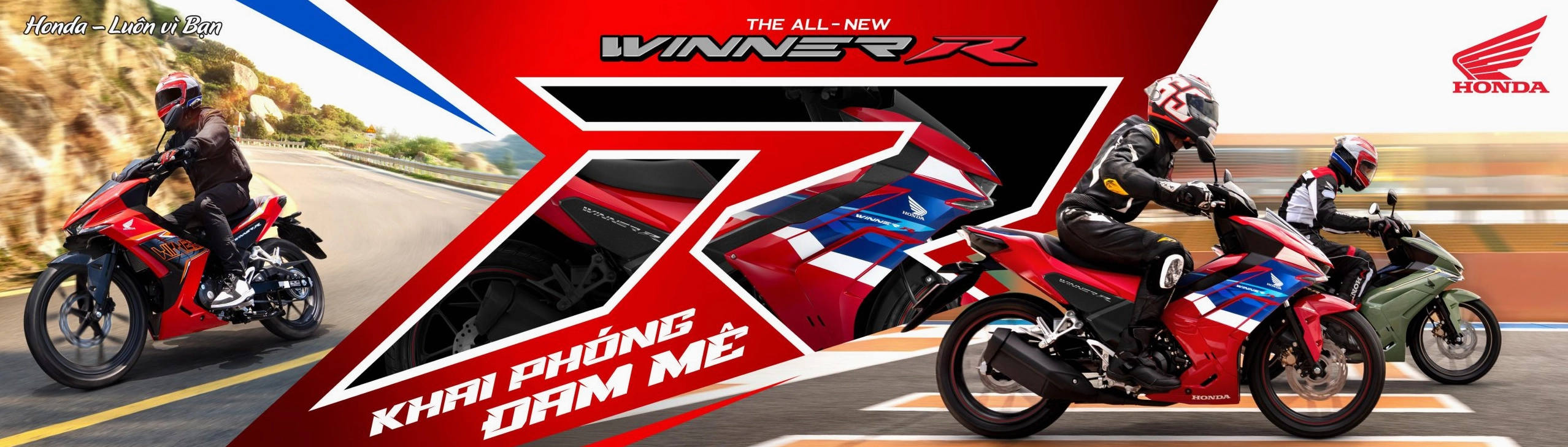 Honda WINNER X với thiết kế thể thao hầm hố