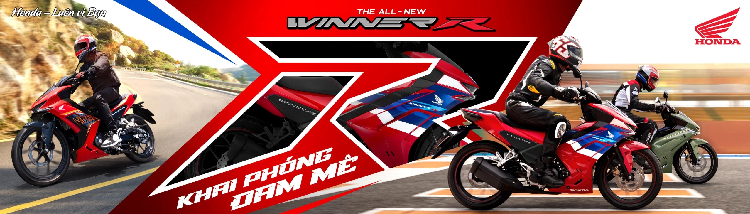 Honda WINNER X với thiết kế thể thao mạnh mẽ