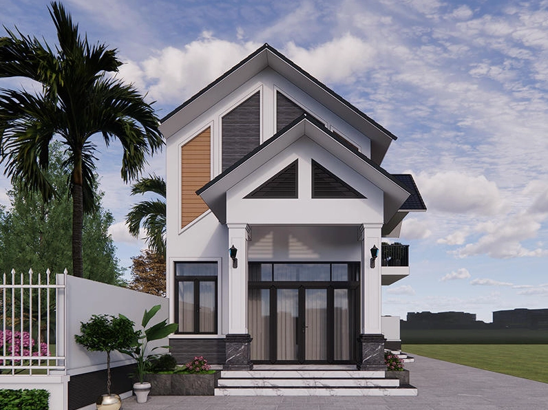 Kiến trúc nhà cấp 4 gác lửng tối ưu không gian