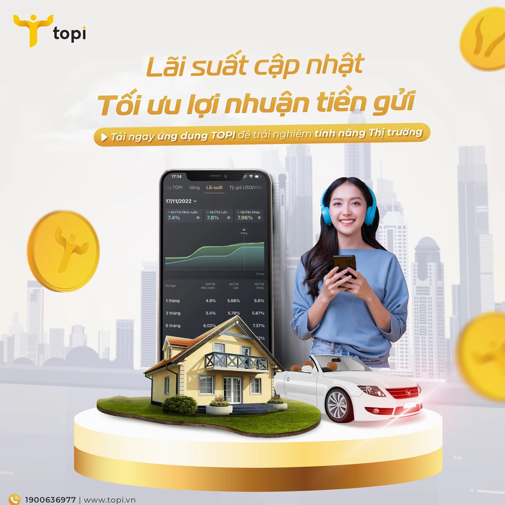 Lãi suất ngân hàng cập nhật mới nhất năm 2026