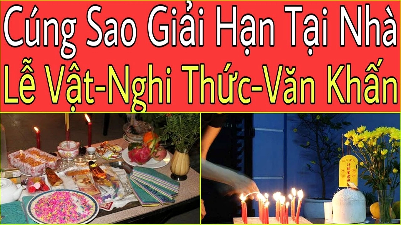 Lễ vật cần chuẩn bị cho mâm cúng giải hạn tại nhà
