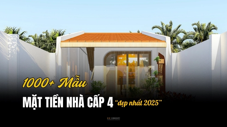Mặt tiền nhà cấp 4 đẹp hiện đại