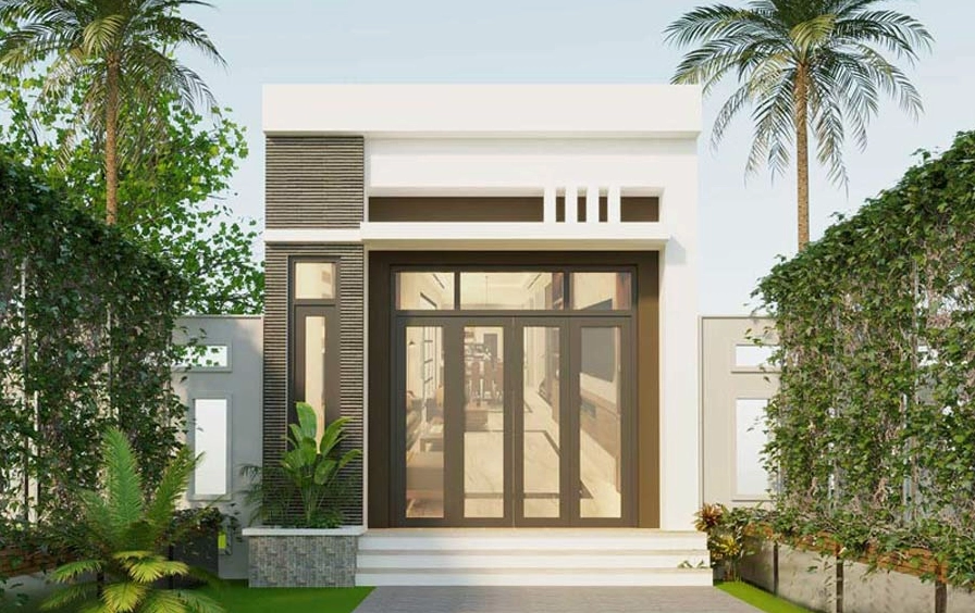 Mẫu nhà cấp 4 2 phòng ngủ 300 triệu