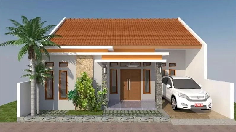 Mẫu nhà cấp 4 nông thôn đẹp đơn giản gần gũi thiên nhiên