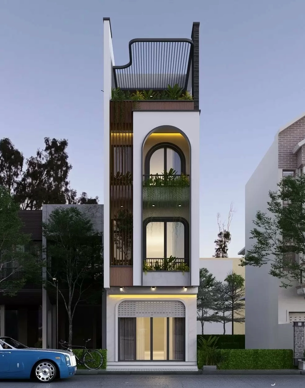 Mẫu nhà ống đẹp cấp 4 giá rẻ ở nông thôn