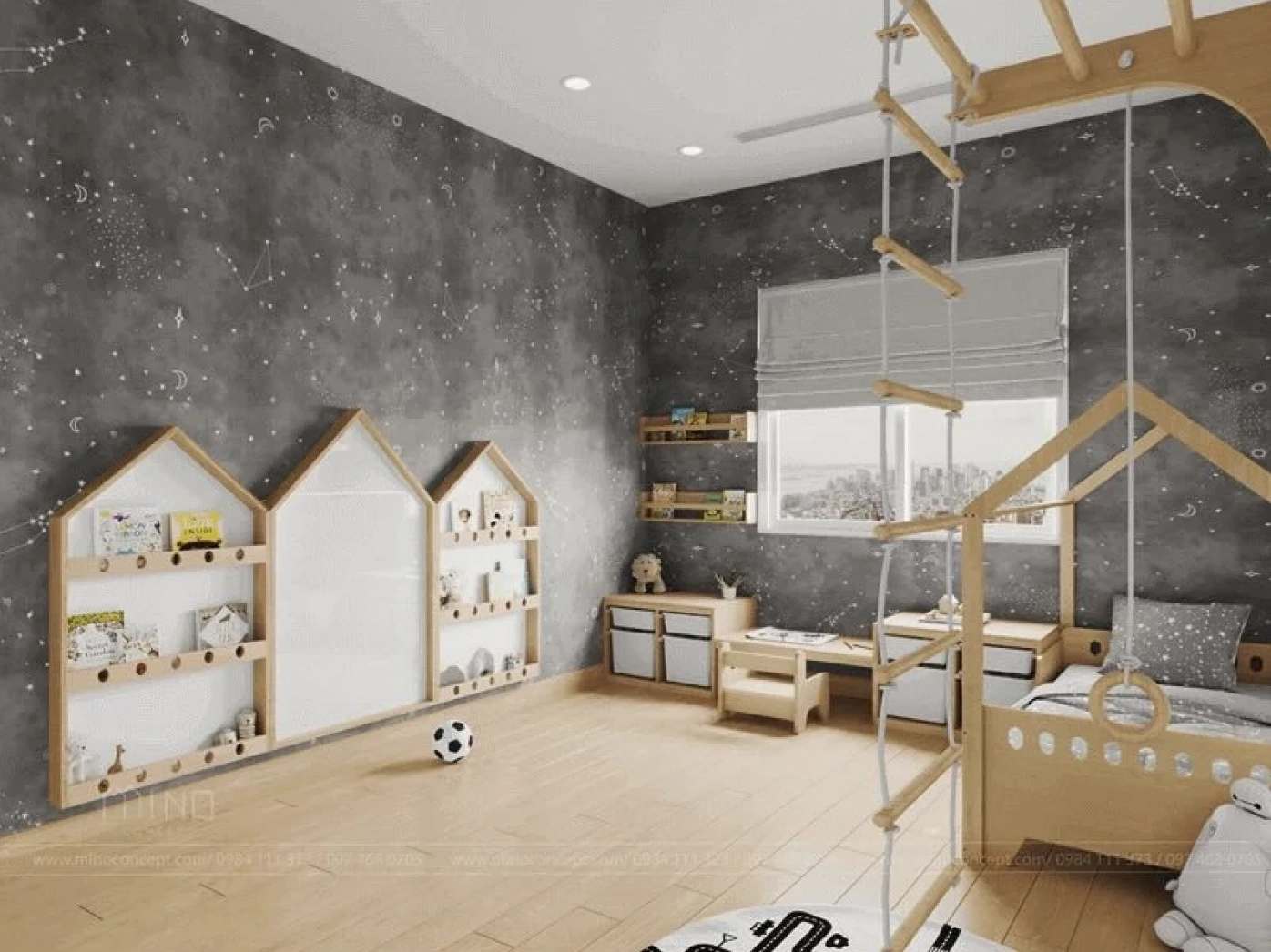 mau son tuong phong be trai 2030