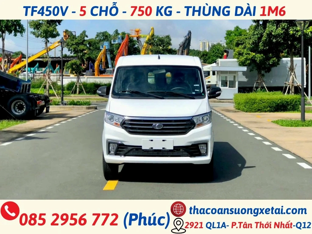 Ngoại thất xe tải van Thaco