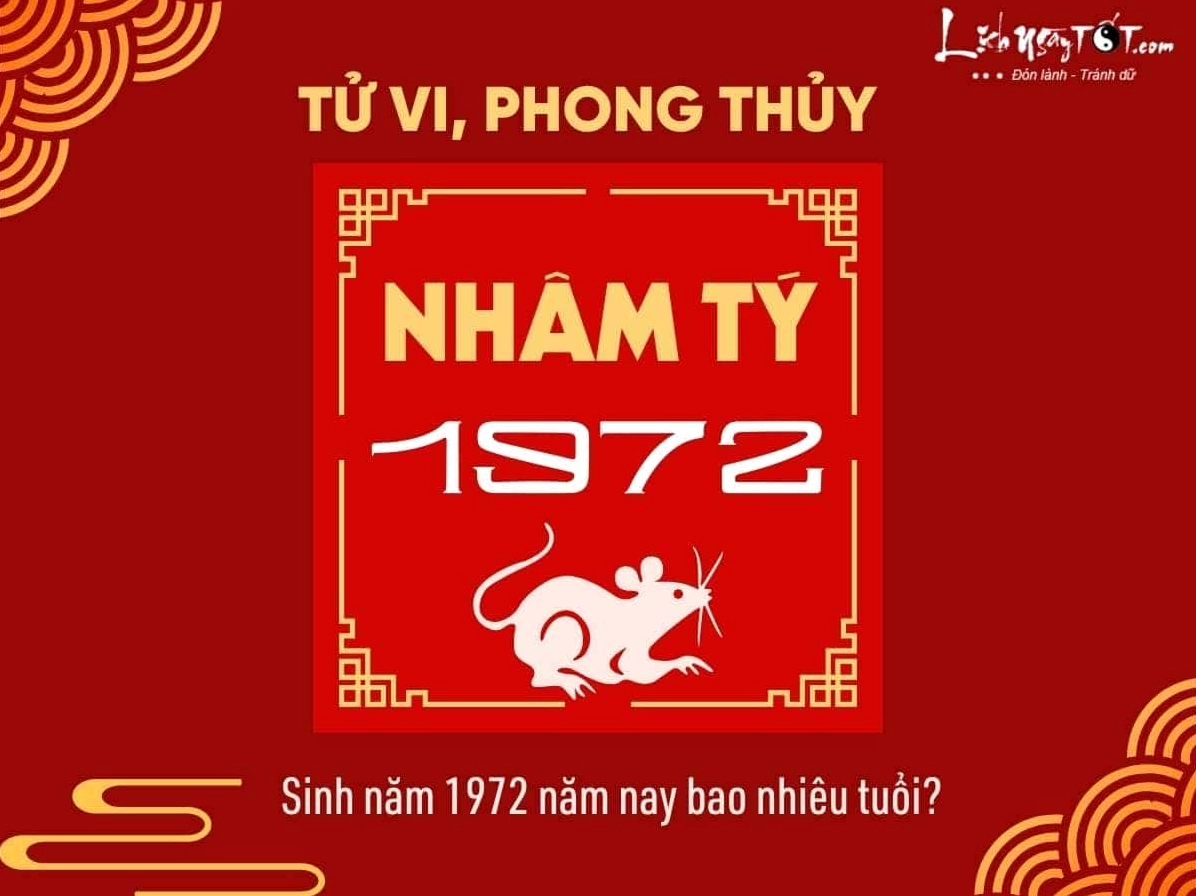 Người sinh năm 1972 Nhâm Tý và câu hỏi về tuổi hiện tại