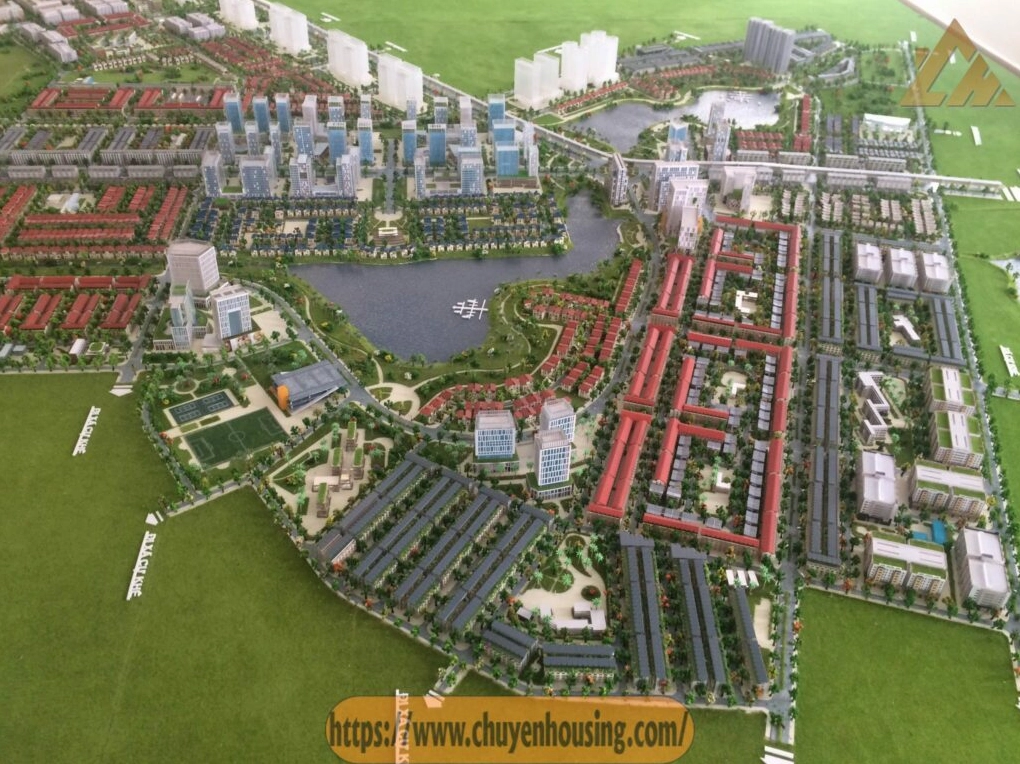 Phối cảnh tổng thể khu đô thị thanh hà cienco 5