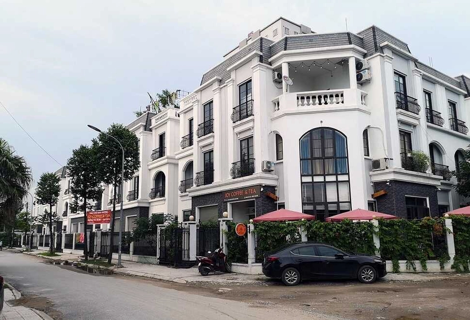 Quy hoạch các dãy nhà liền kề khang trang tại khu đô thị đại kim