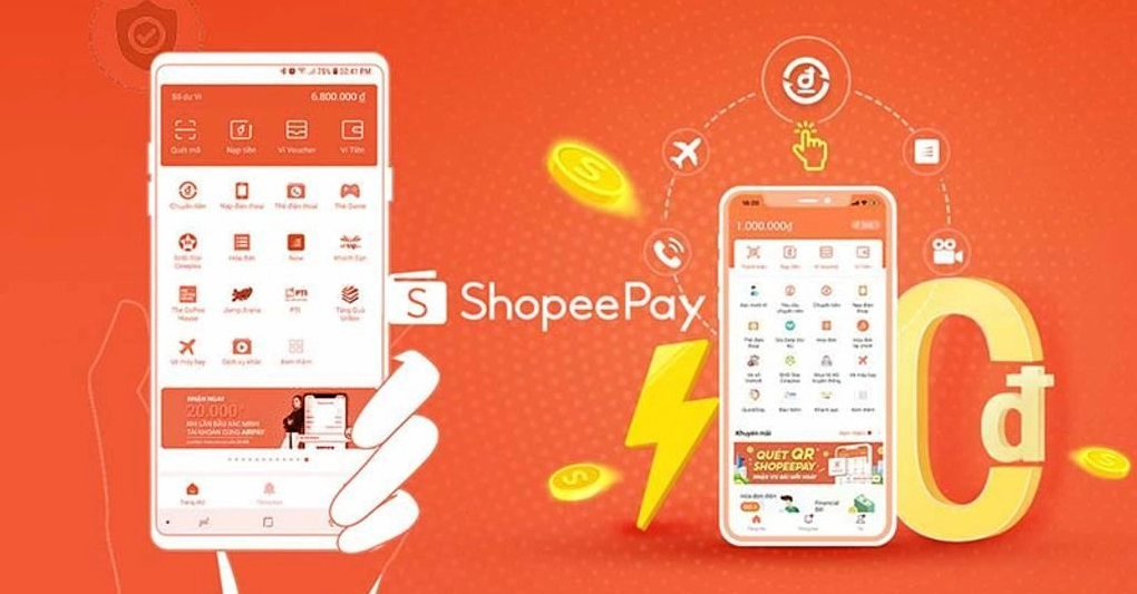 ShopeePay là ví điện tử chính thức của Shopee, giúp giao dịch tiện lợi