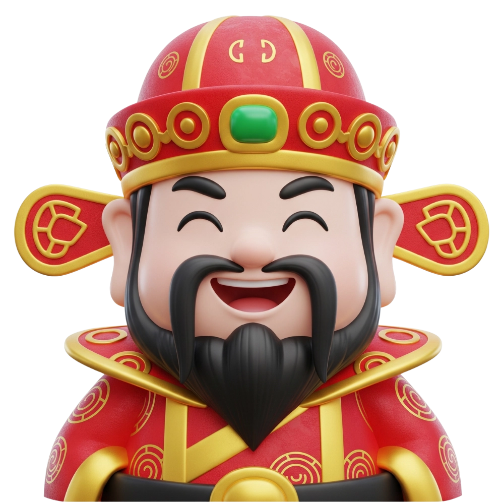 Thần Tài mang đến may mắn