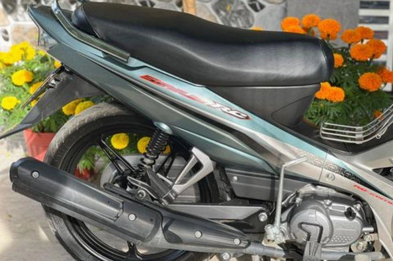 Thân xe Yamaha Sirius 110 thon gọn và năng động