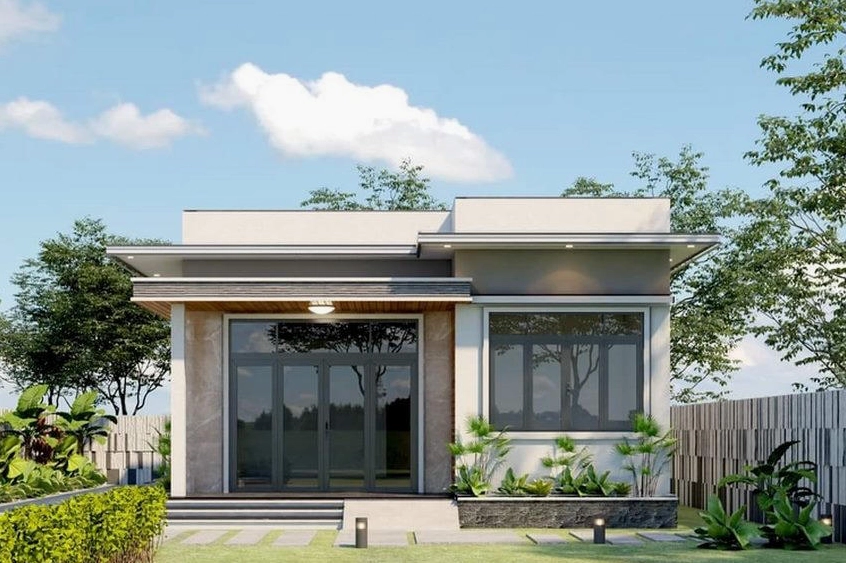 Thế nào là nhà cấp 4 mái bằng hiện đại