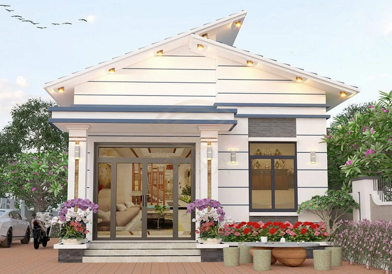 Thế nào là nhà cấp 4 mái lệch phá cách