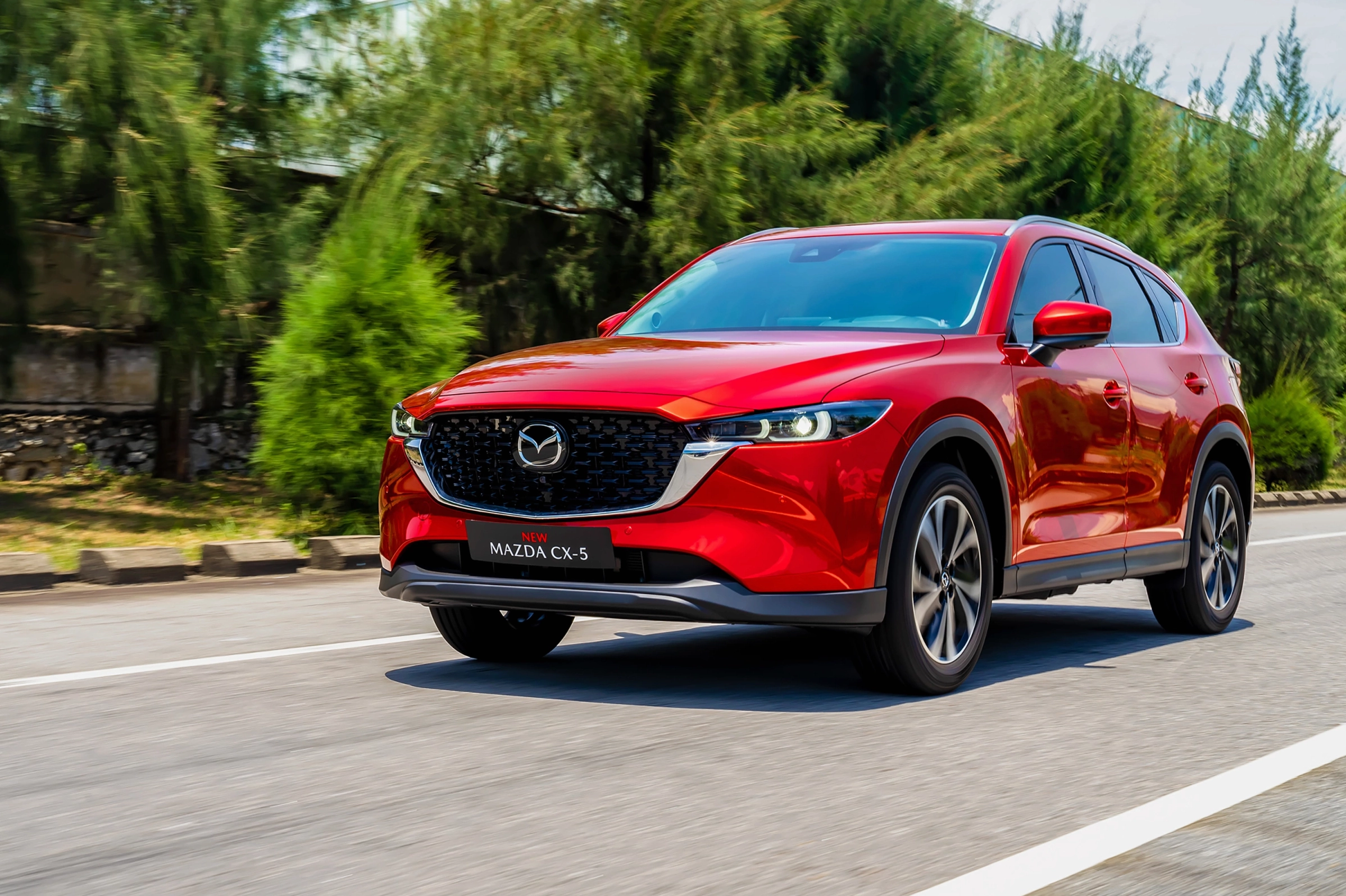 Thiết kế đầu xe Mazda CX-5 2026 với ngôn ngữ KODO đặc trưng