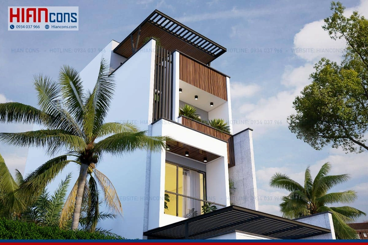 Thiết kế nhà phố phong cách hiện đại đẹp nhất