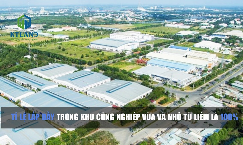 Tỉ lệ lấp đầy tại KCN vừa và nhỏ Từ Liêm đạt mức tối đa nhờ hạ tầng tốt