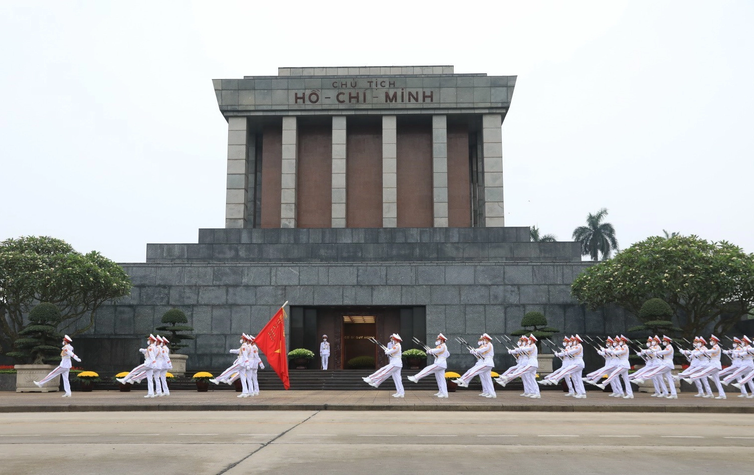 Toàn cảnh Lăng Chủ tịch Hồ Chí Minh tại Quảng trường Ba Đình