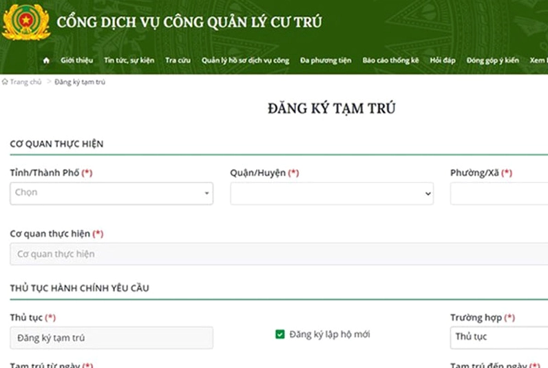 Tổng quan cách đăng ký tạm trú online cho người thuê nhanh chóng và chuẩn pháp lý