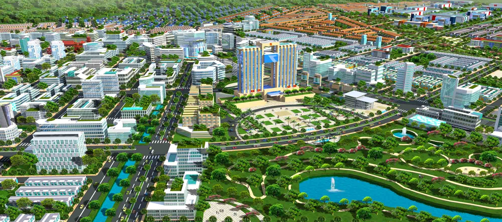 Tổng quan không gian sống xanh tại khu đô thị đại kim định công