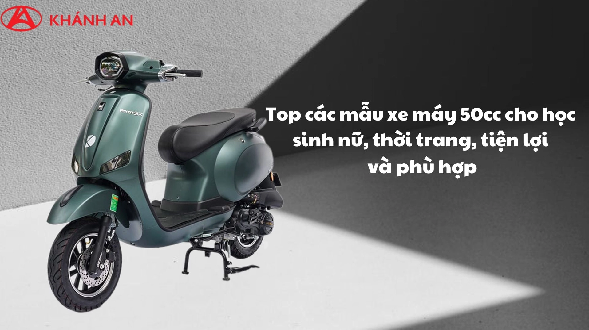 Top các mẫu xe máy 50cc cho học sinh nữ thời trang