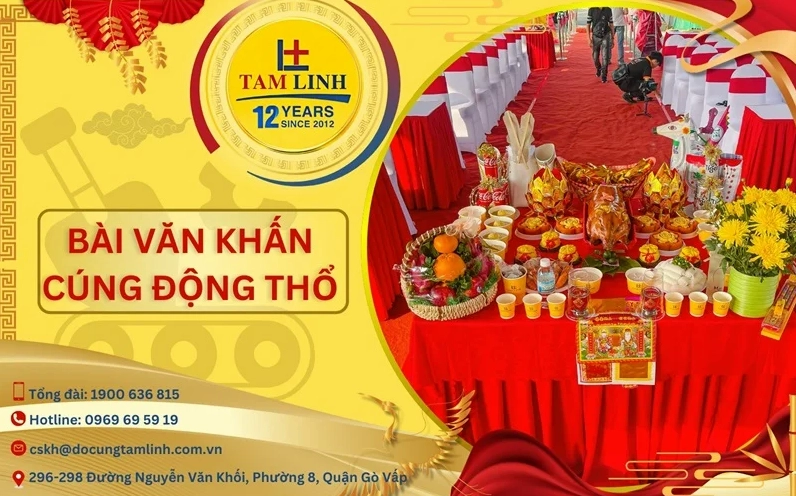 Văn khấn cúng động thổ xây nhà mới chuẩn tâm linh