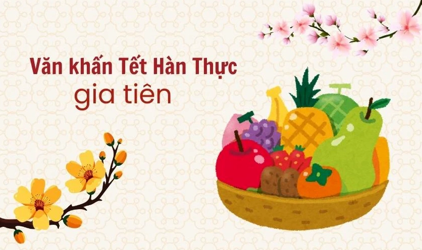 Văn khấn gia tiên ngày tết hàn thực 2026