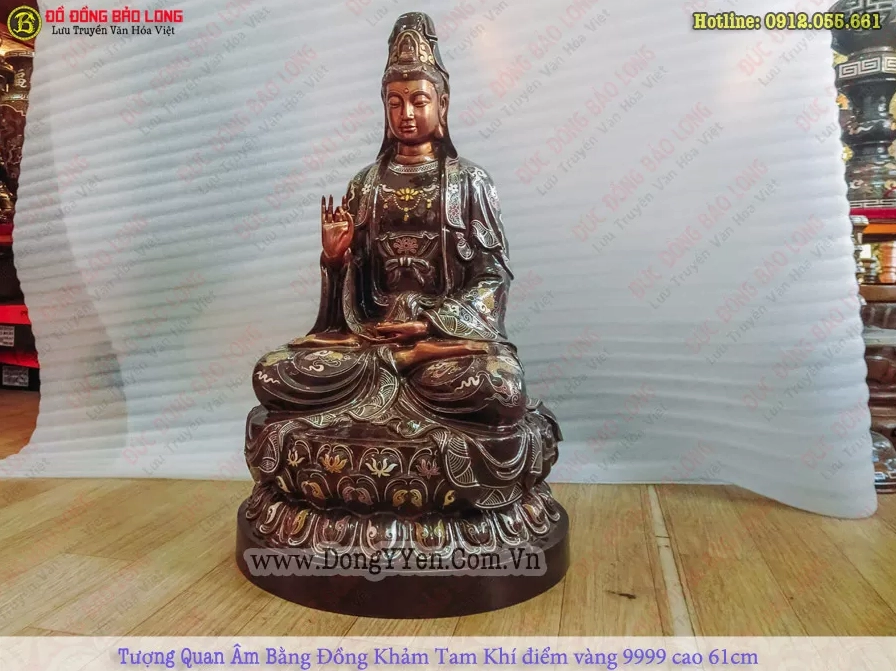 Văn khấn Mẹ Quan Âm tại nhà: Tượng Phật Bà mang bình an đến Phật tử