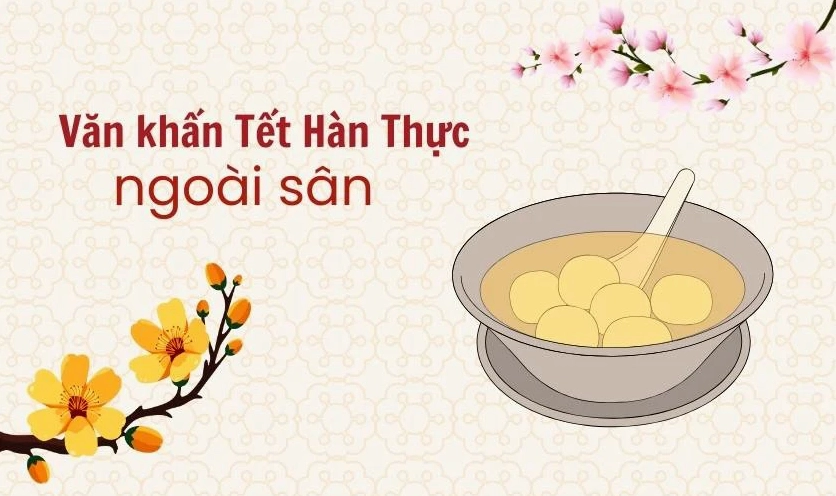 Văn khấn tết hàn thực 2026 ngoài sân