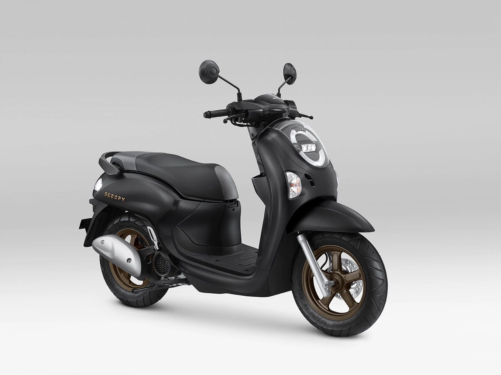 Xe tay ga Honda Scoopy 2025 phiên bản màu đen nhám huyền bí